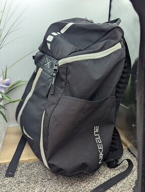 Nike Elite Quad Zip System Black Basketball Backpack